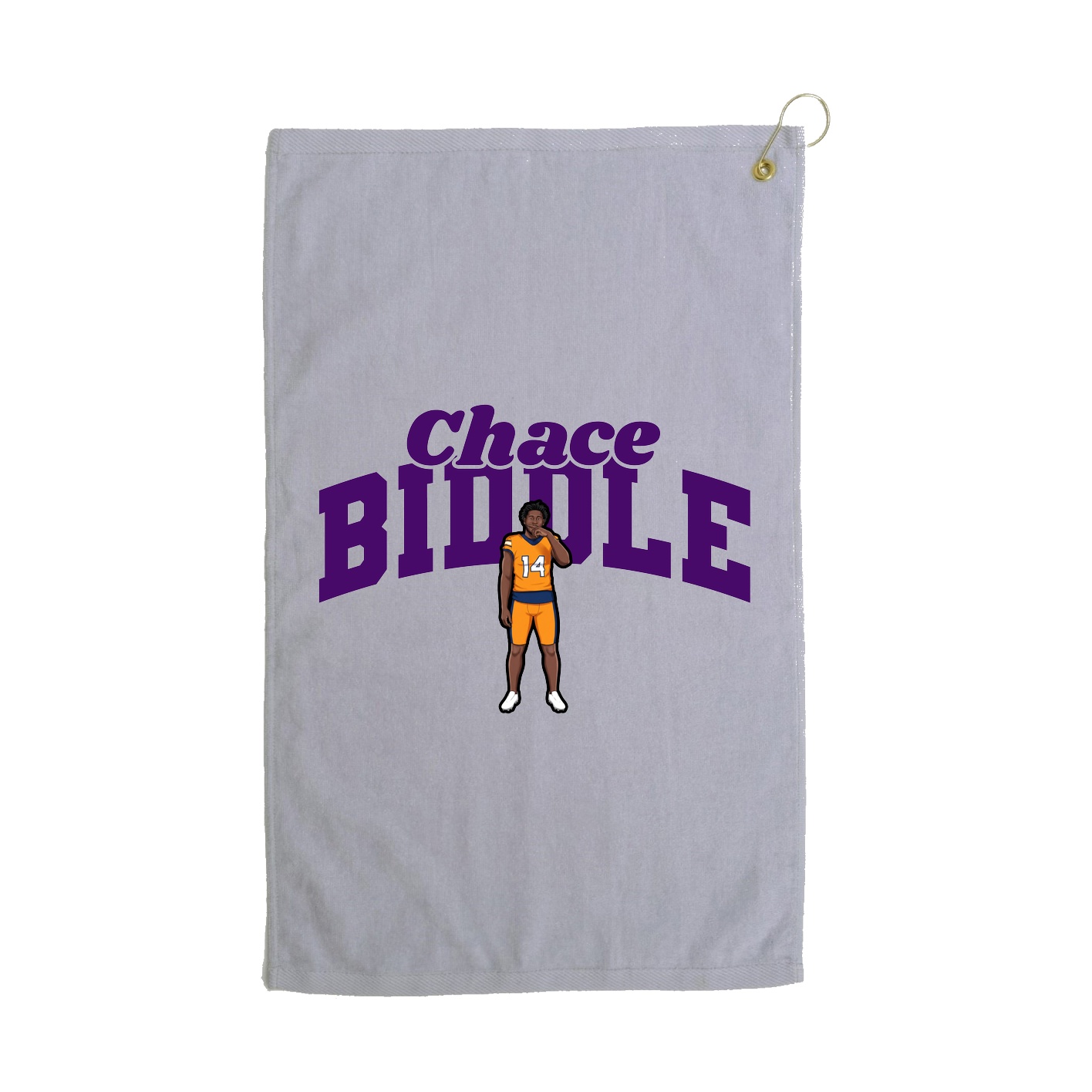 Golf Towel — Signature Arch in Grey