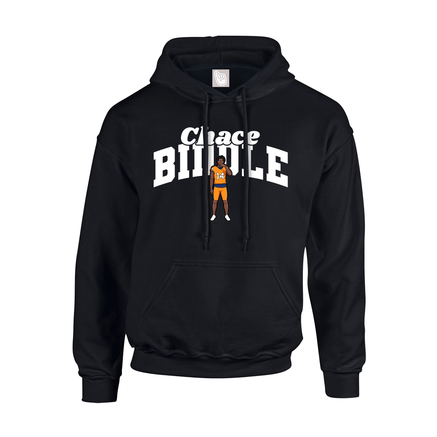 Hoodie — Signature Arch in Black