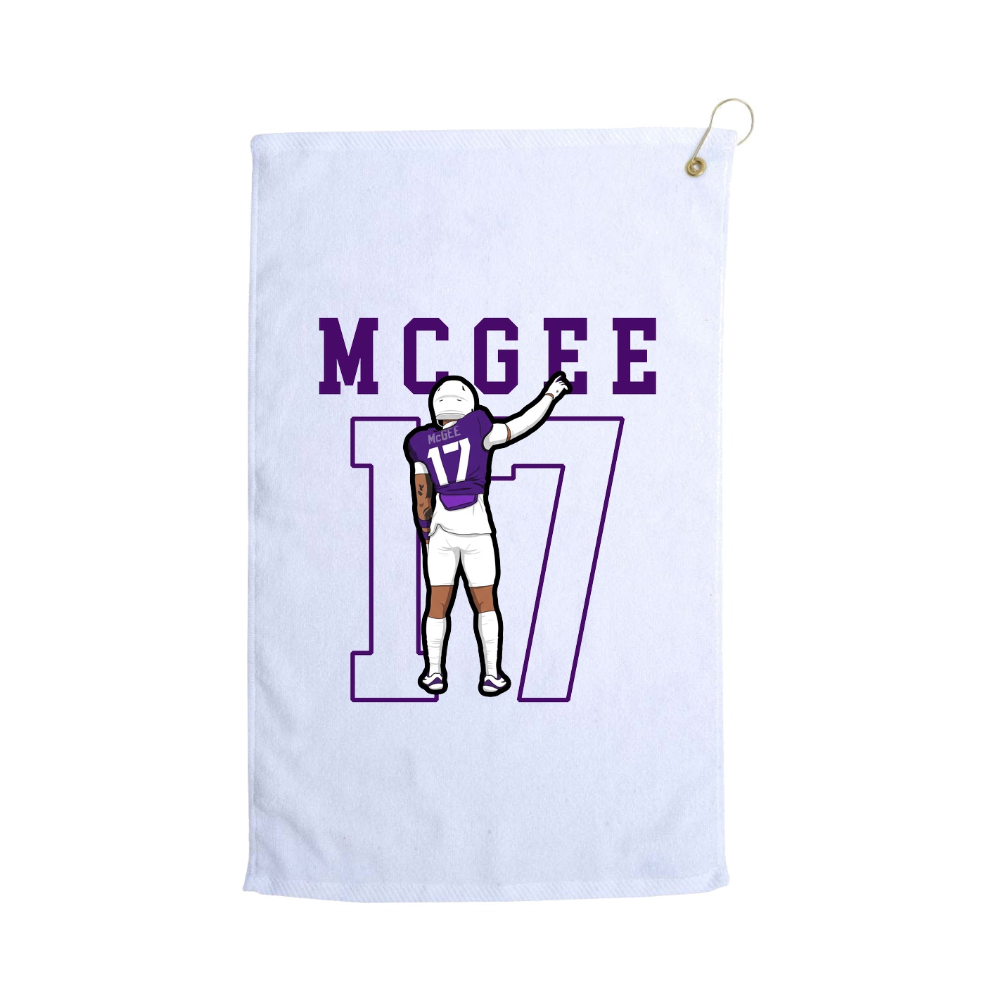 Golf Towel — Shirsey in White