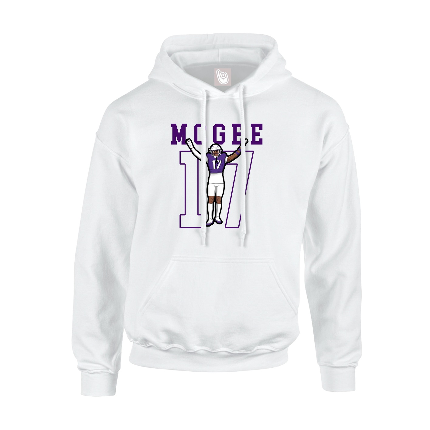 Hoodie — Shirsey in White