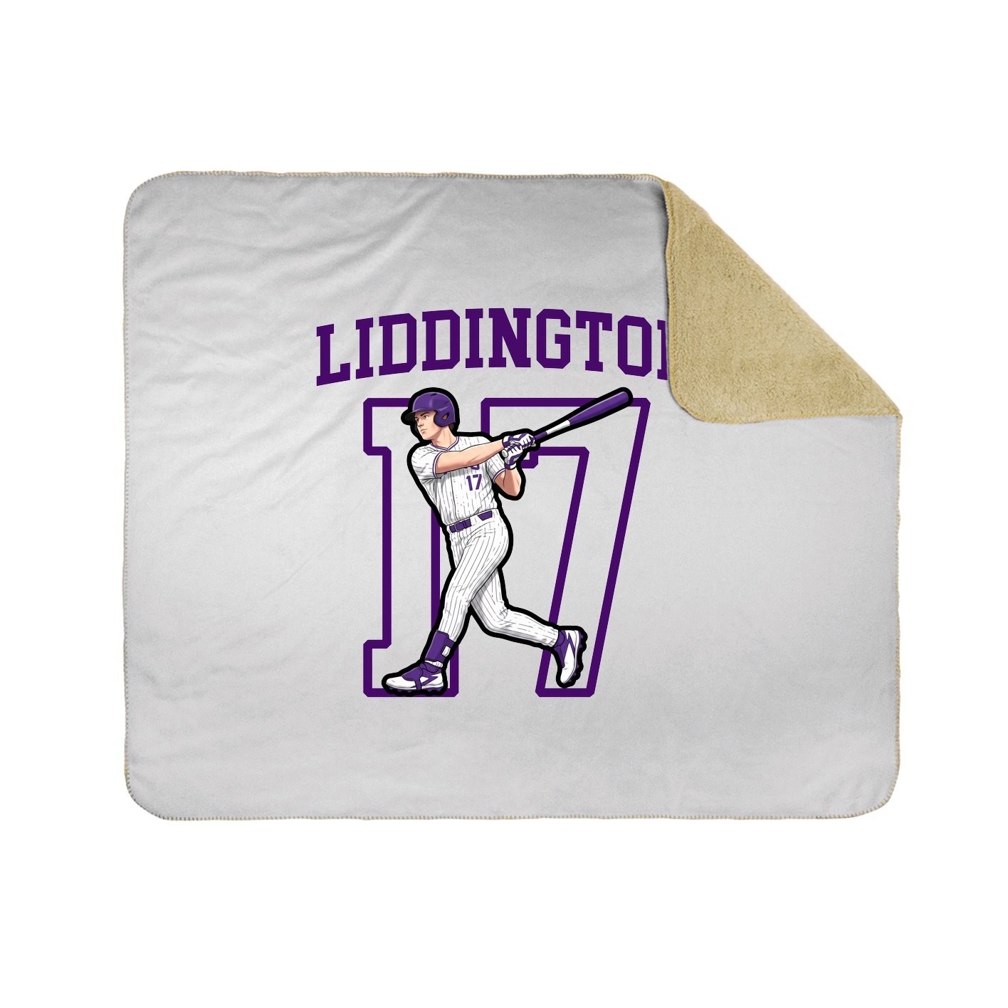 50x60 Sherpa Lined Throw Blanket