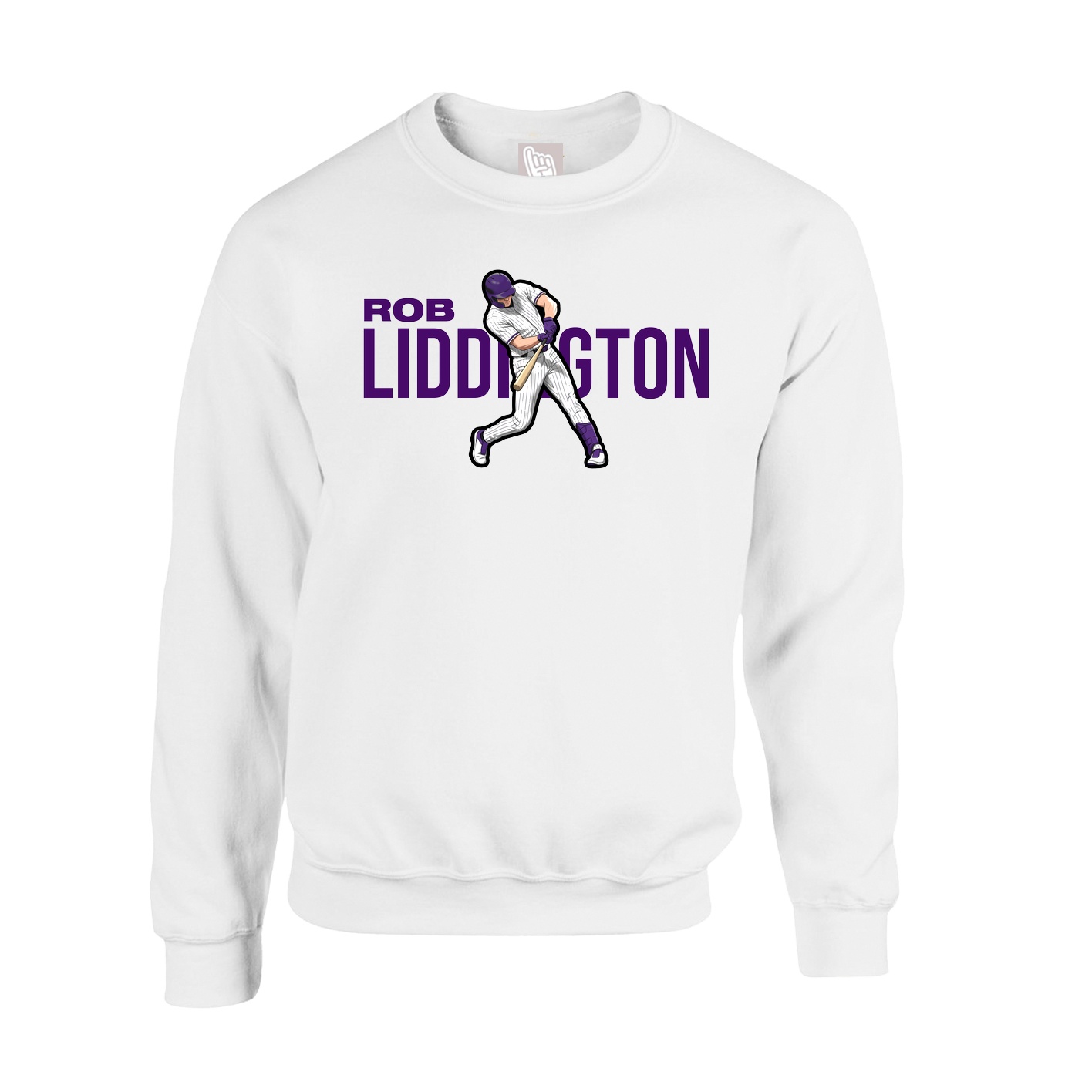 Fleece Crew — Player Name in White