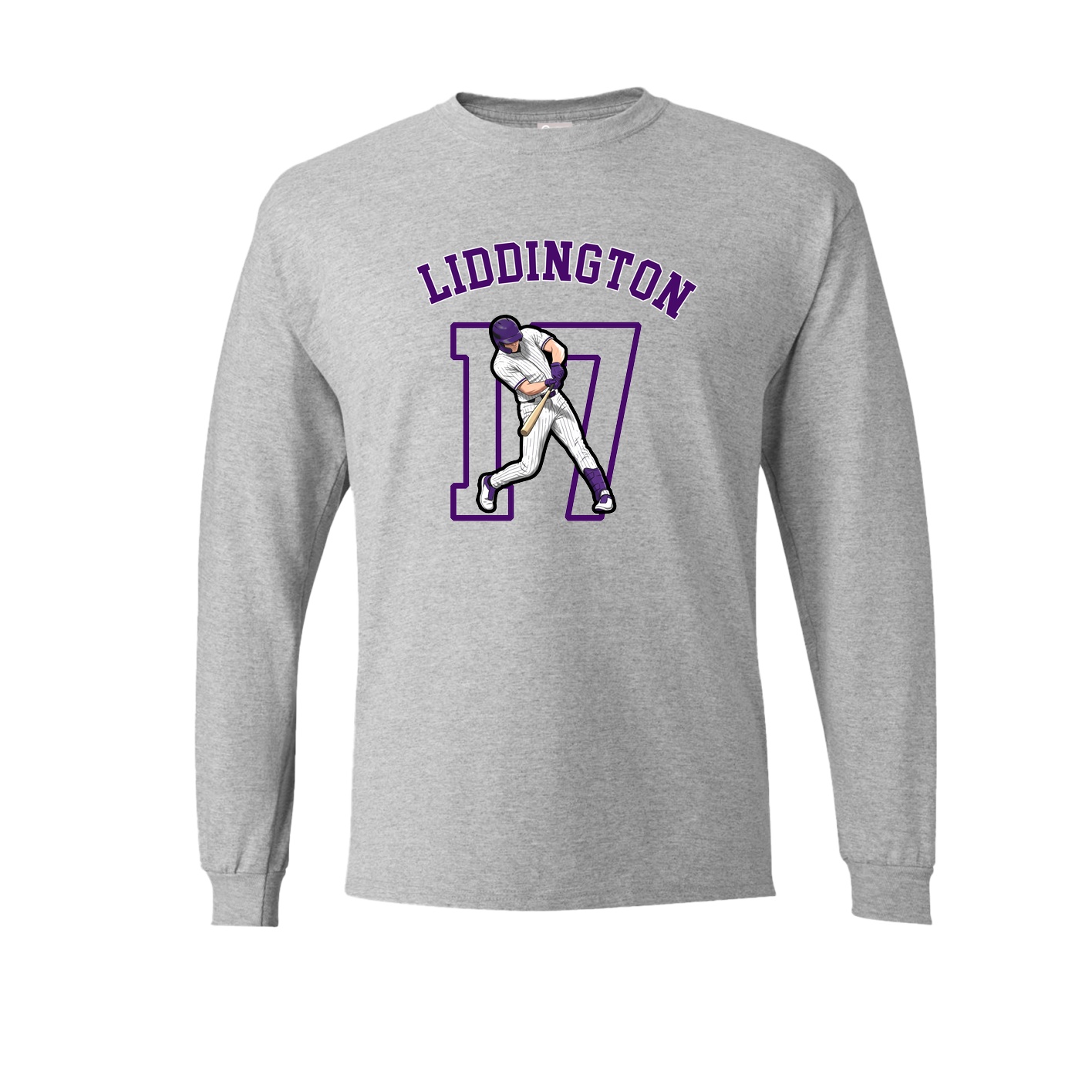 Long Sleeve Tee — Shirsey Arch in Grey