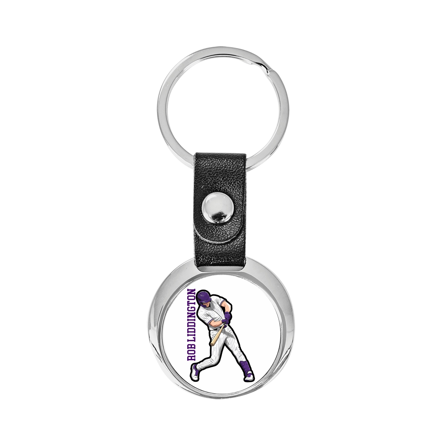 Key Chain — Name Vertical in Classic