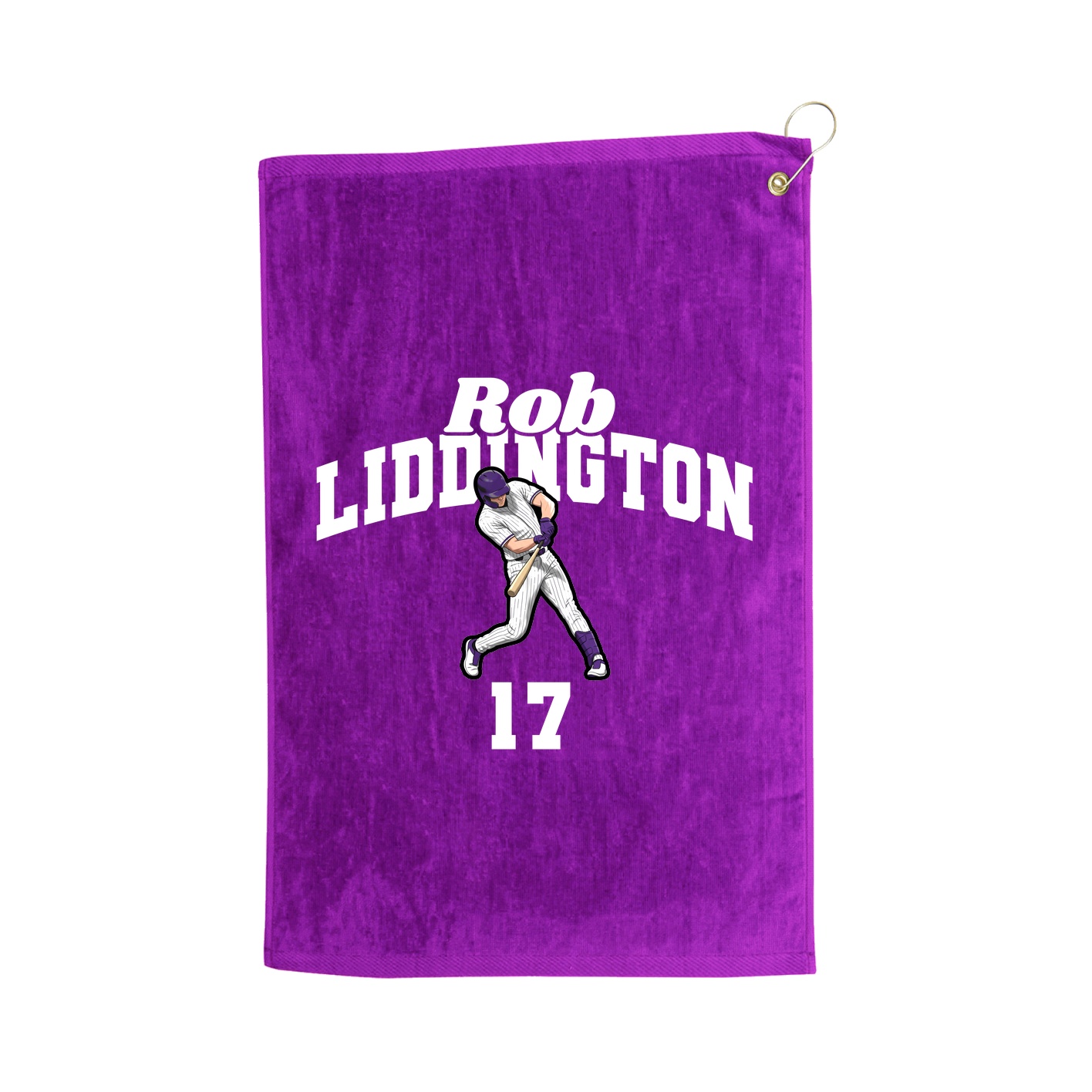 Golf Towel — Signature Arch in Purple