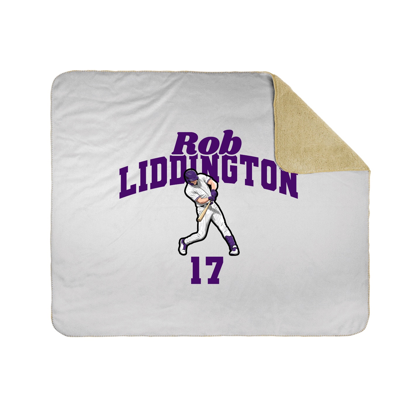 Throw Blanket — Signature Arch in White