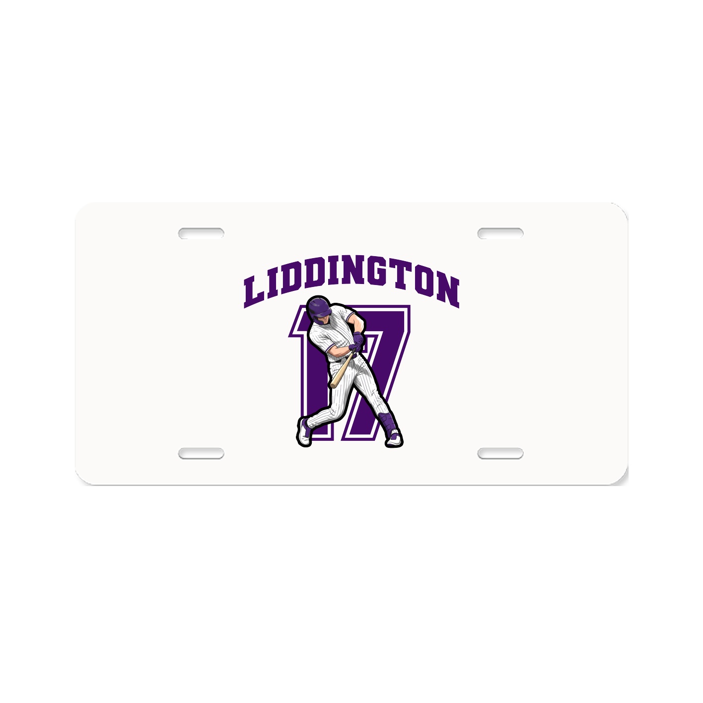 License Plate — Number in Classic
