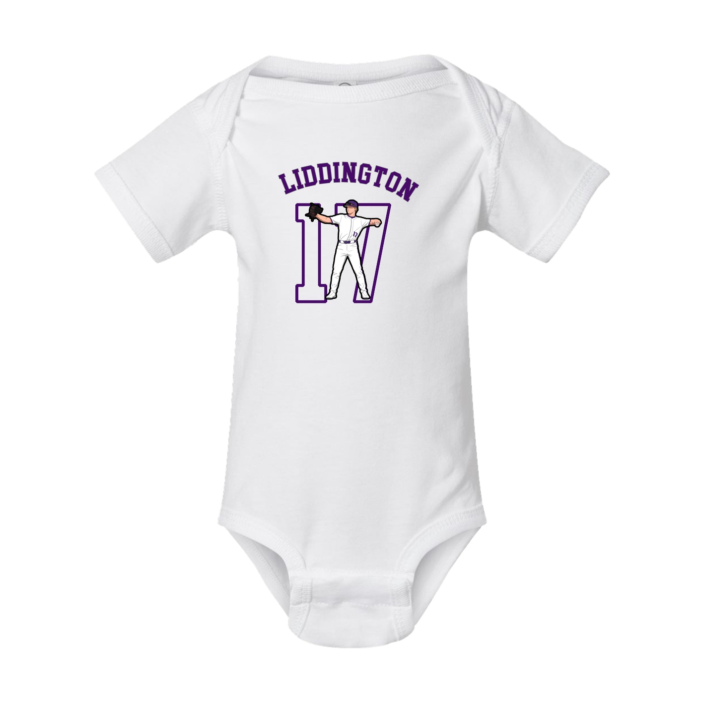 Baby Onesie — Shirsey Arch in White