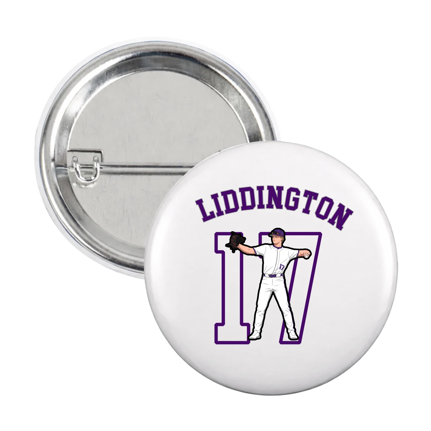 Game Day Button — Shirsey Arch in White
