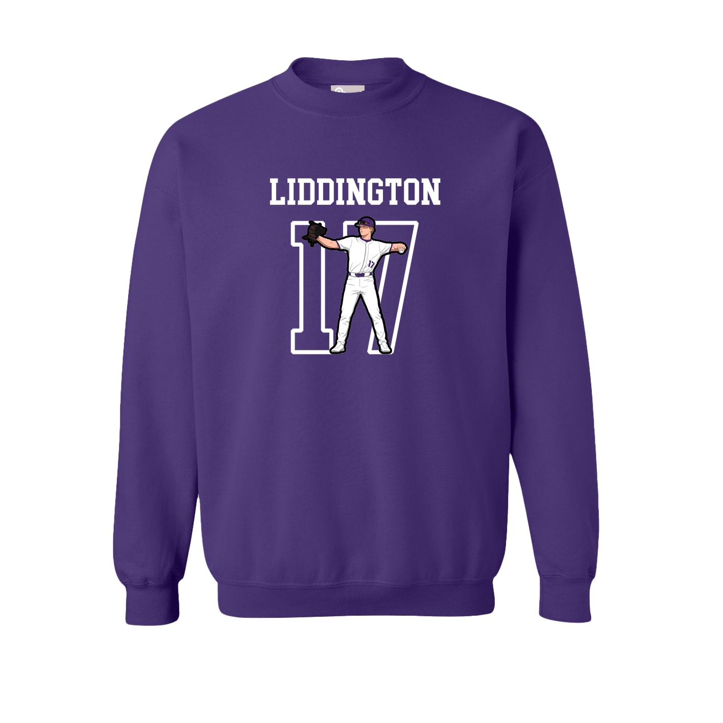 Fleece Crew — Shirsey in Purple