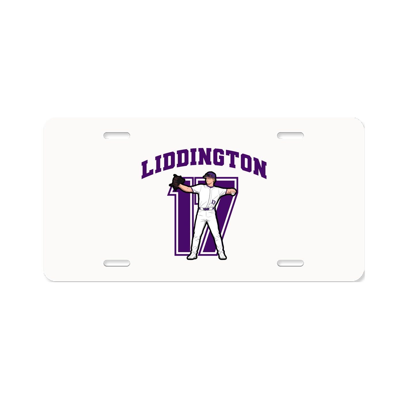 License Plate — Number in Classic