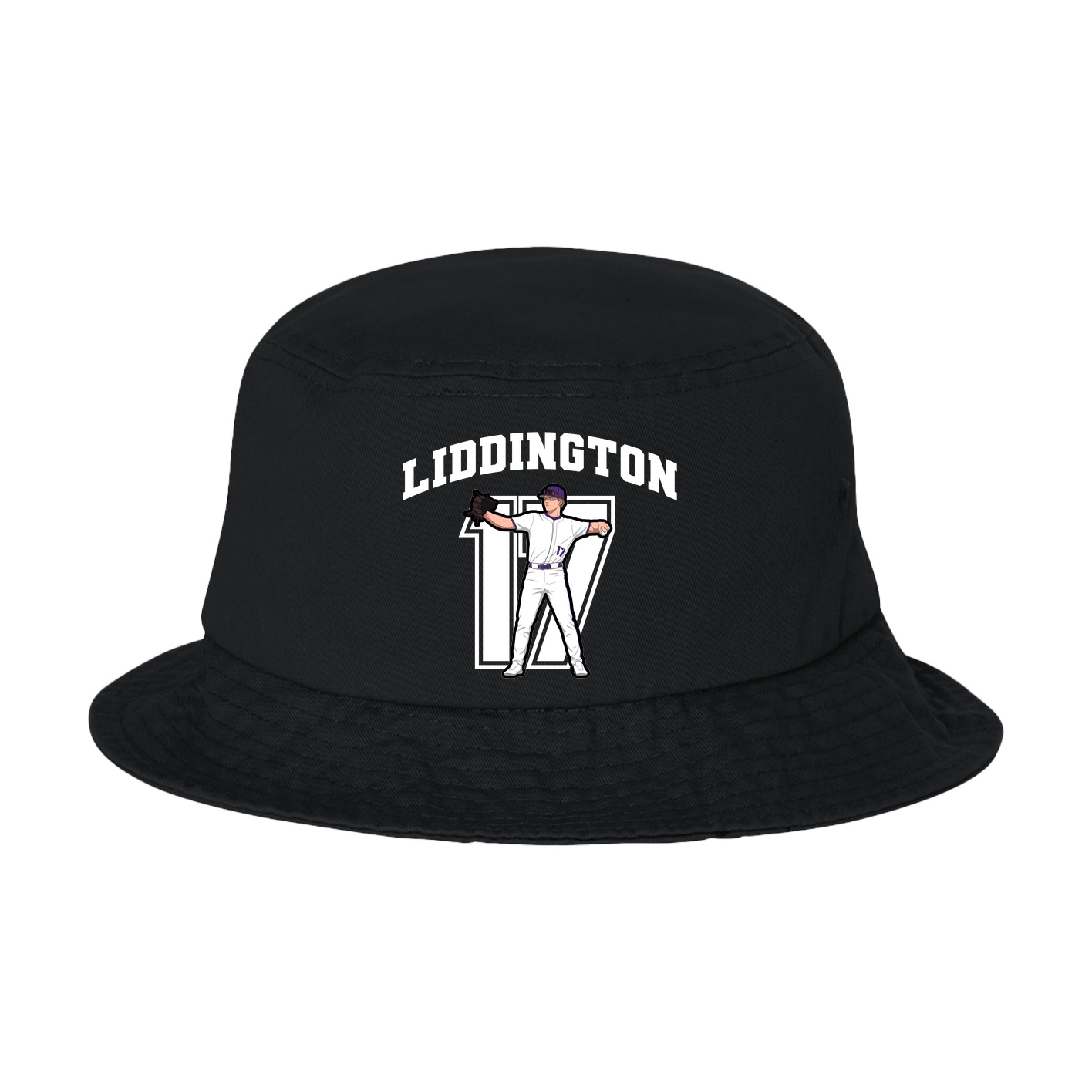 Bucket Cap — Number in Black