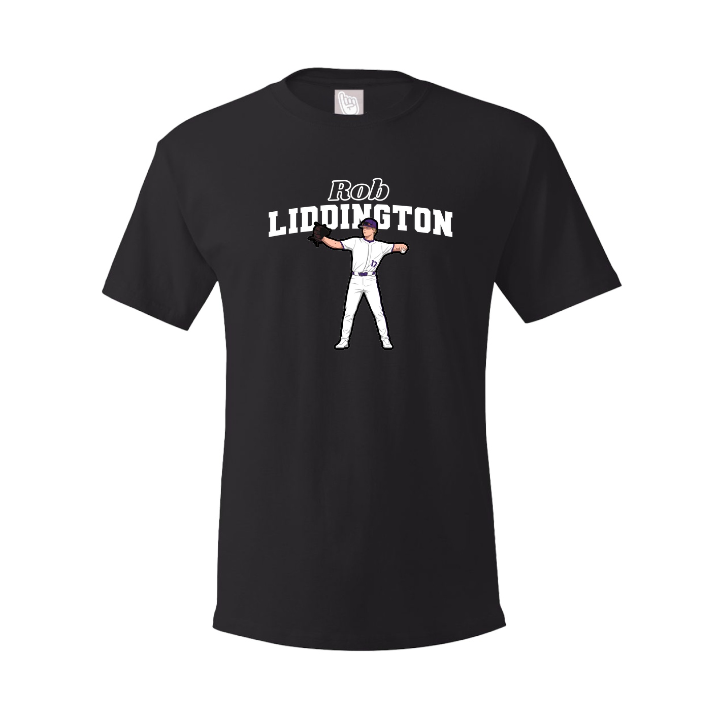 Youth Tee — Name Arch in Black