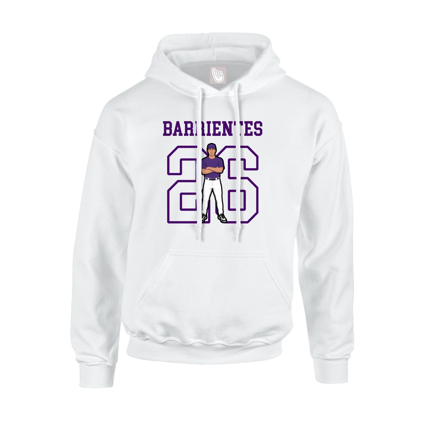 Hoodie — Shirsey in White