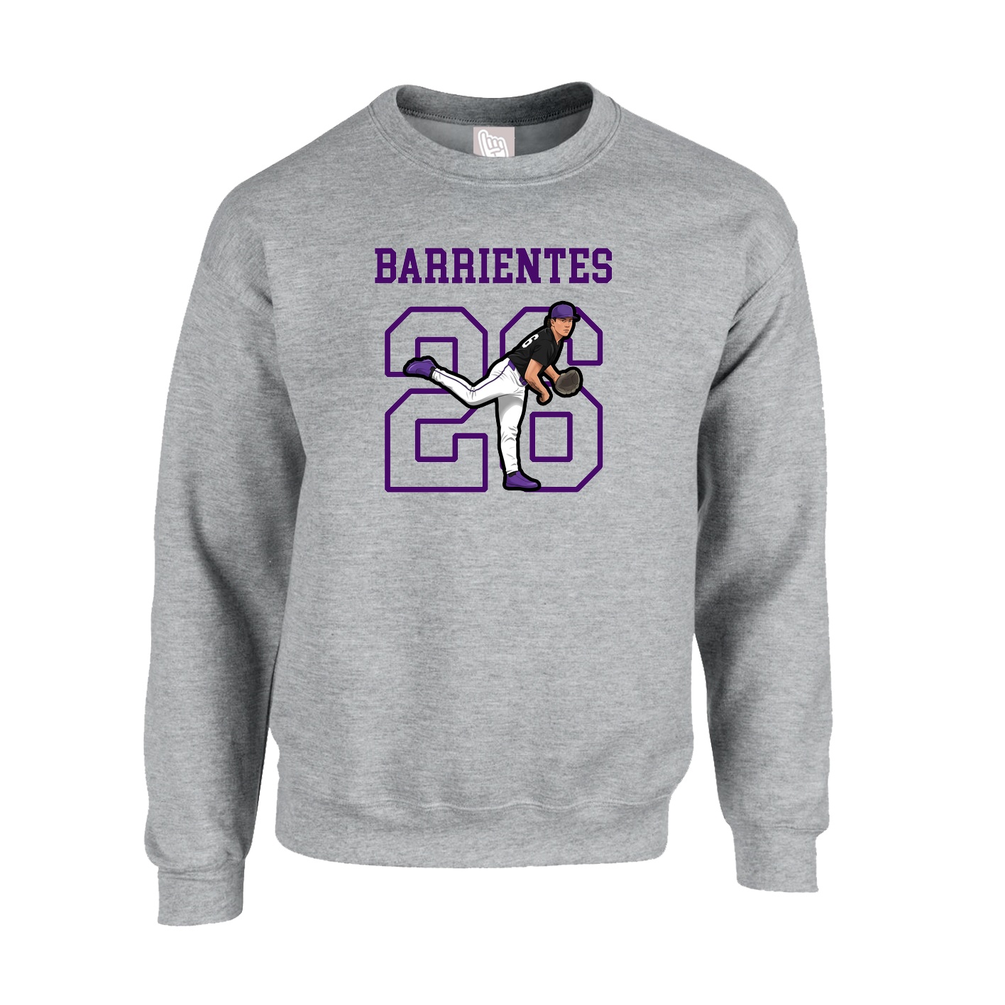 Fleece Crew — Shirsey in Grey