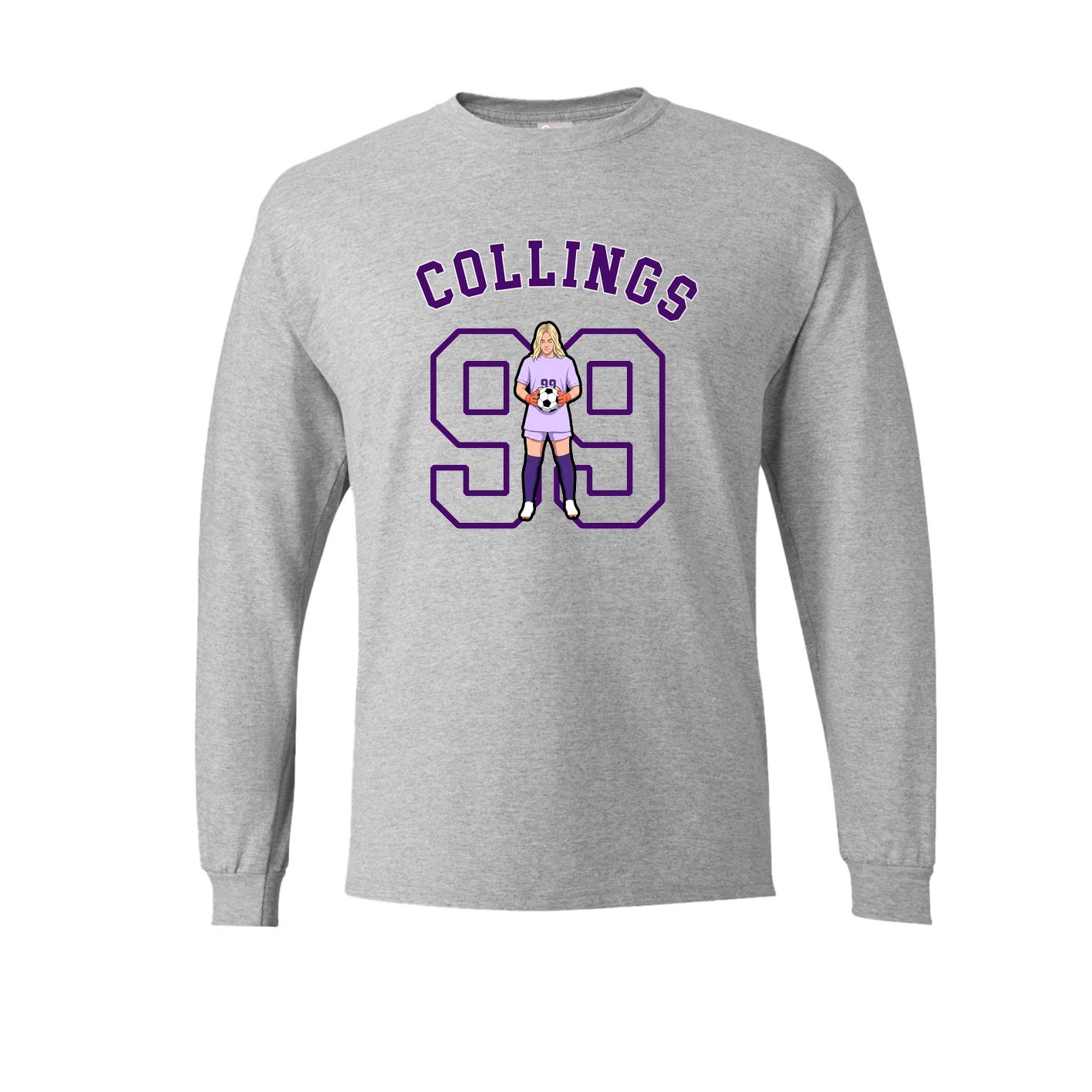 Long Sleeve Tee — Shirsey Arch in Grey