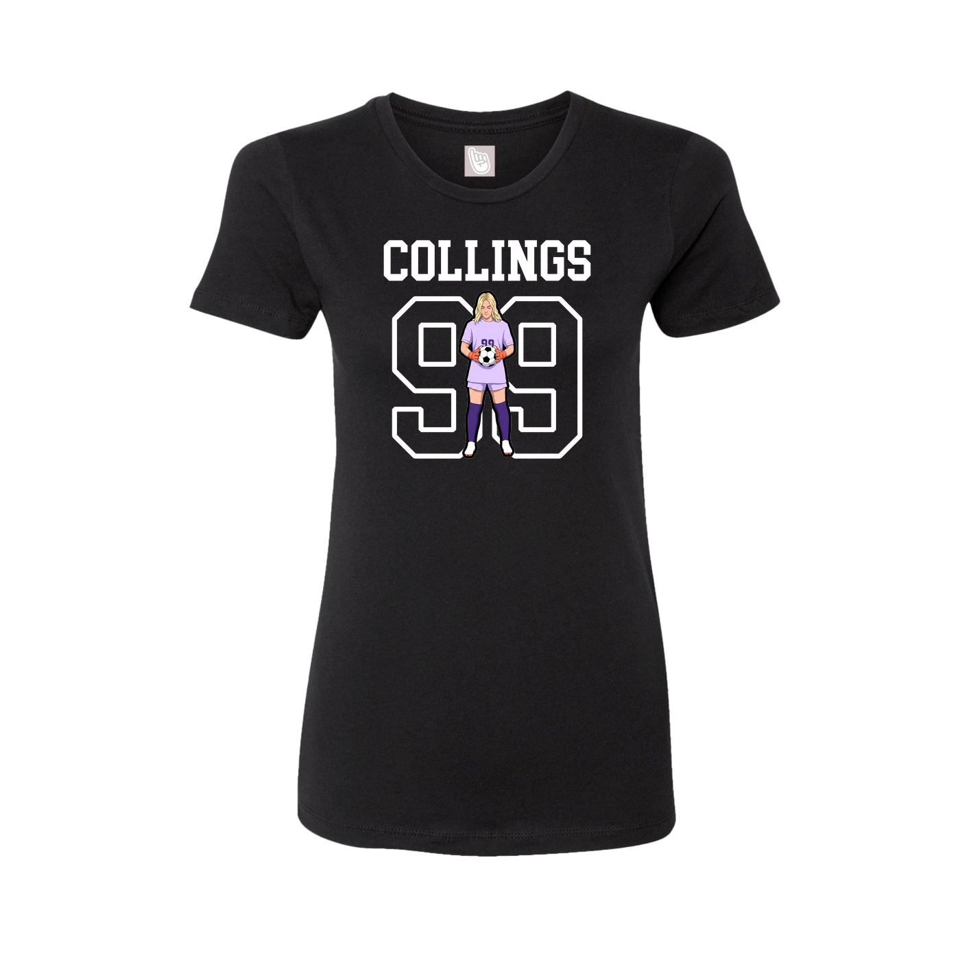 Fitted Women's Tee — Shirsey in Black
