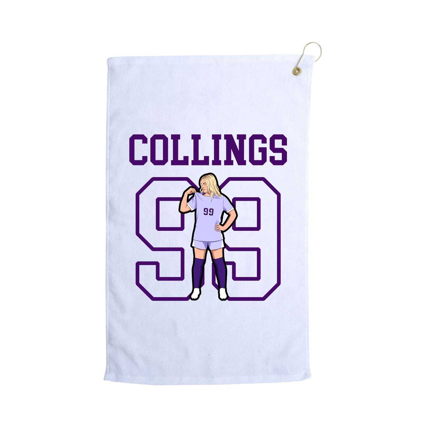 Golf Towel — Shirsey in White