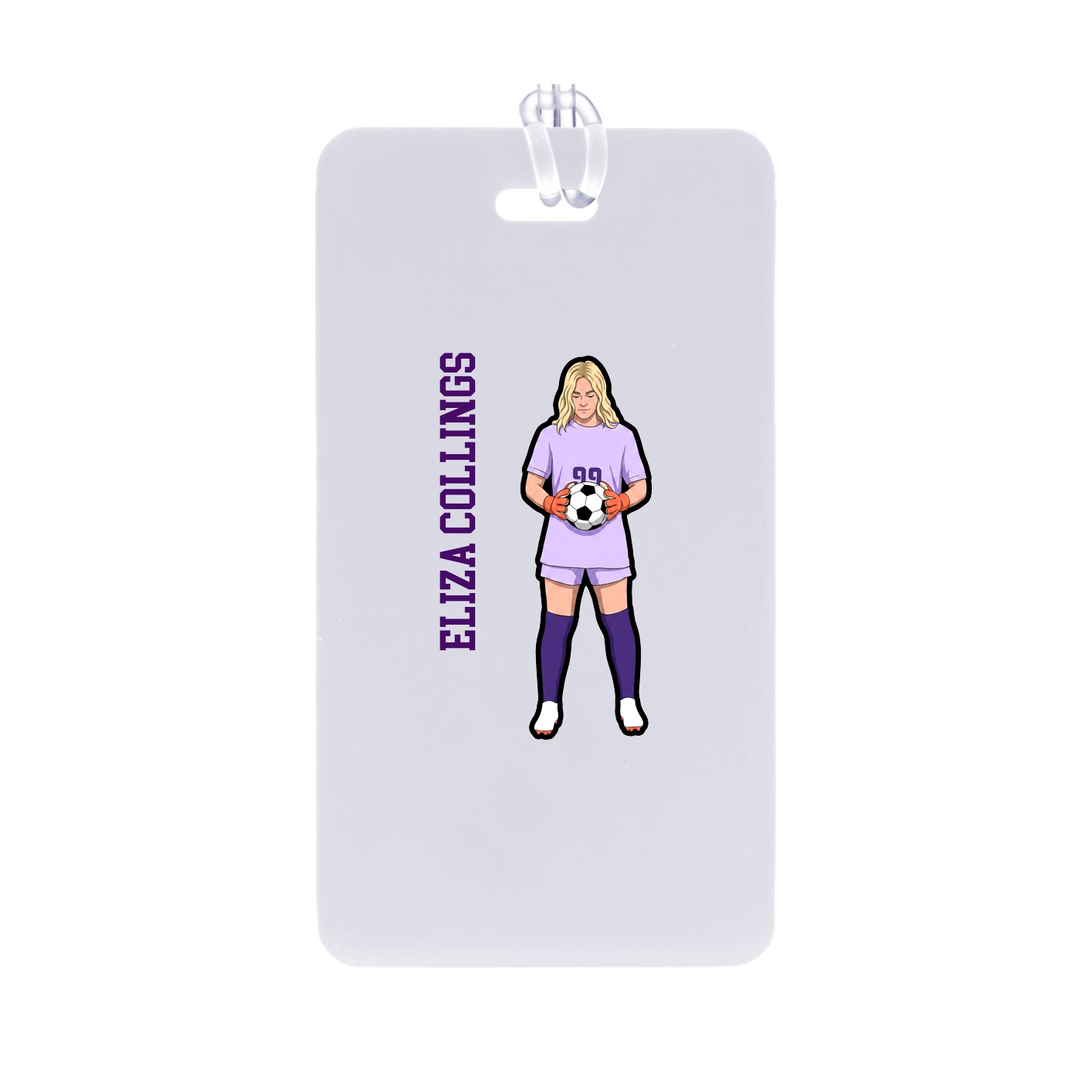 Bag Tag — Name Vertical in Classic