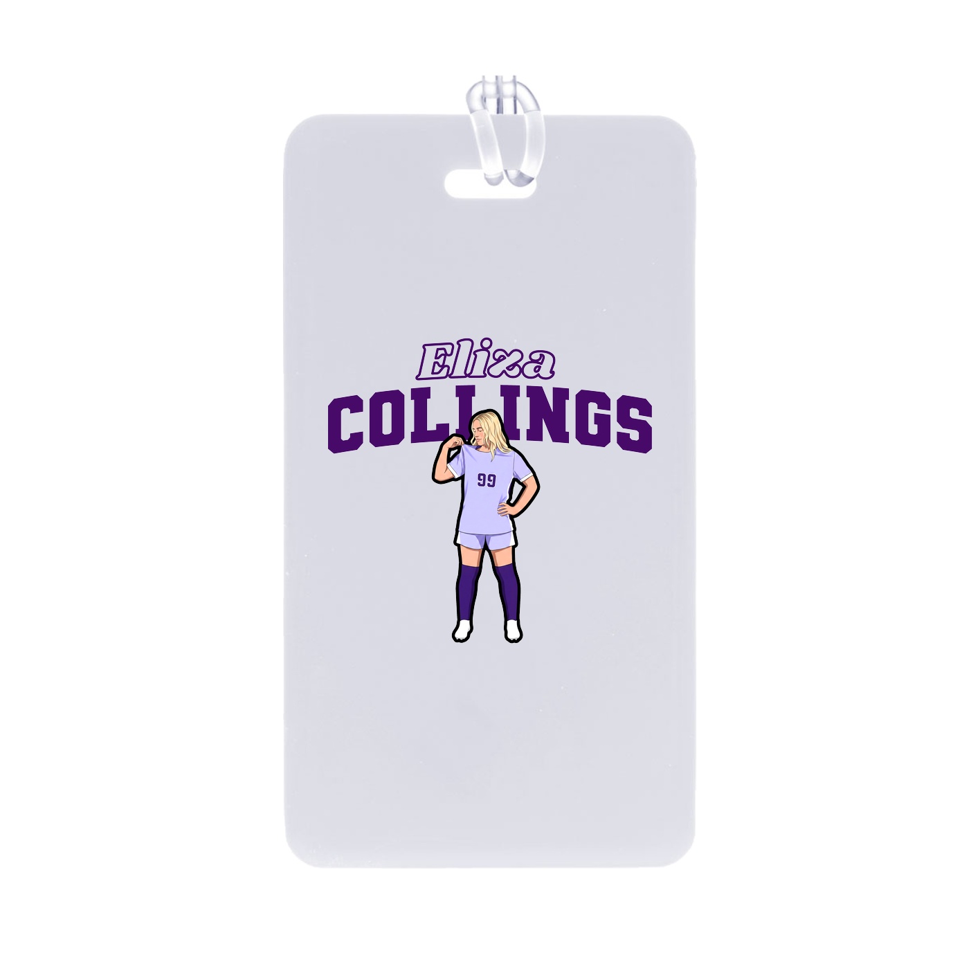 Bag Tag — Name Arch in Classic