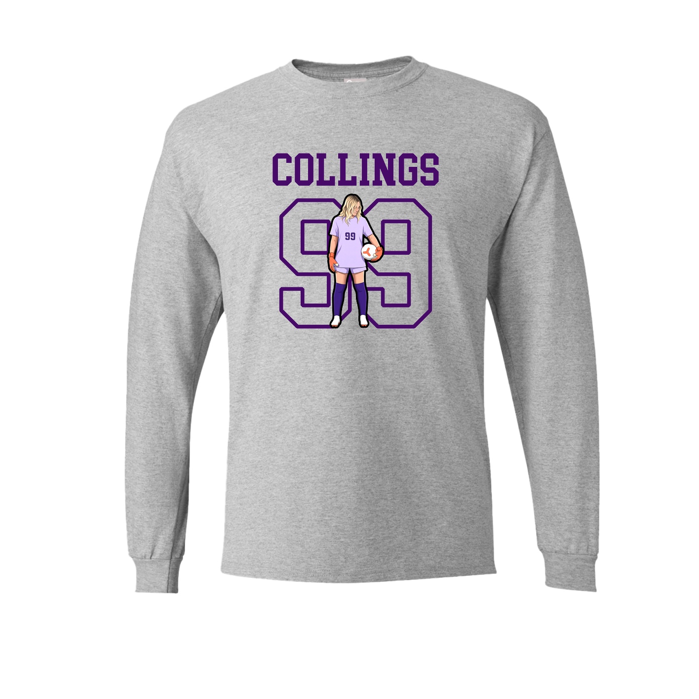 Long Sleeve Tee — Shirsey in Grey