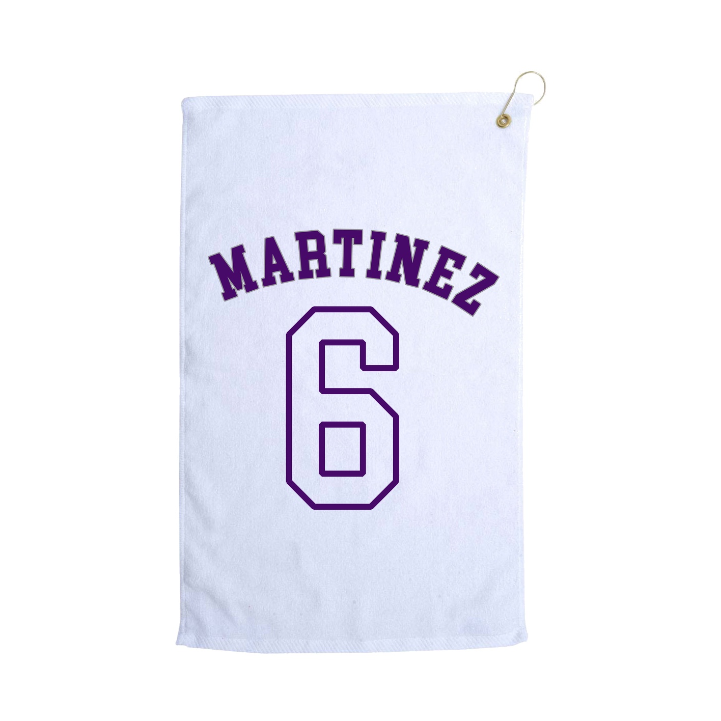 Golf Towel — Shirsey Arch in White