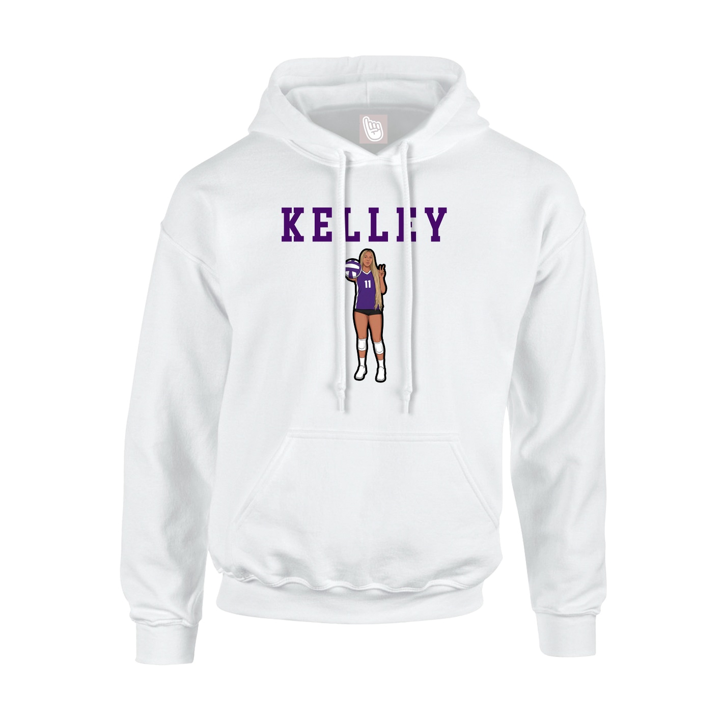 Hoodie — Shirsey in White
