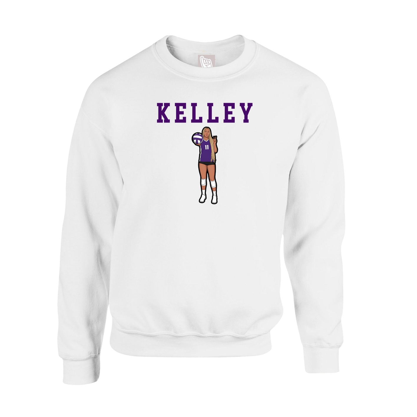 Fleece Crew — Shirsey in White