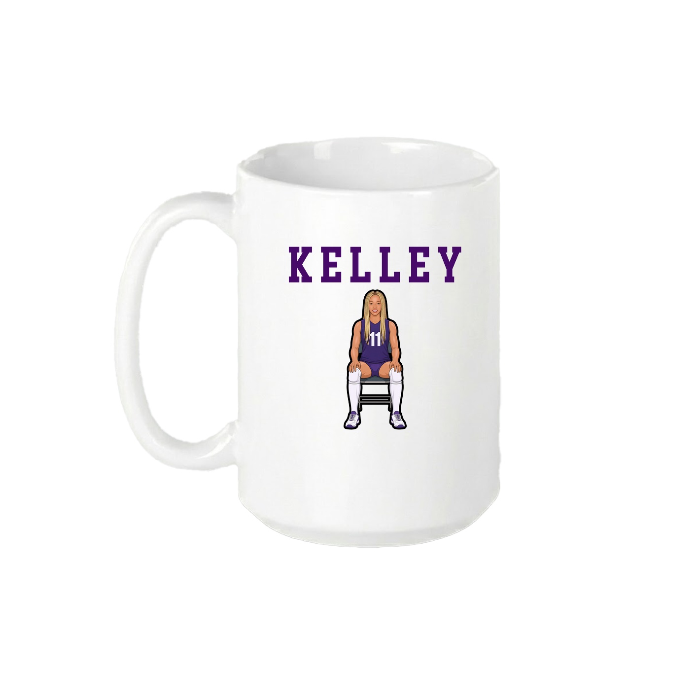 15oz Coffee Mug — Shirsey in White