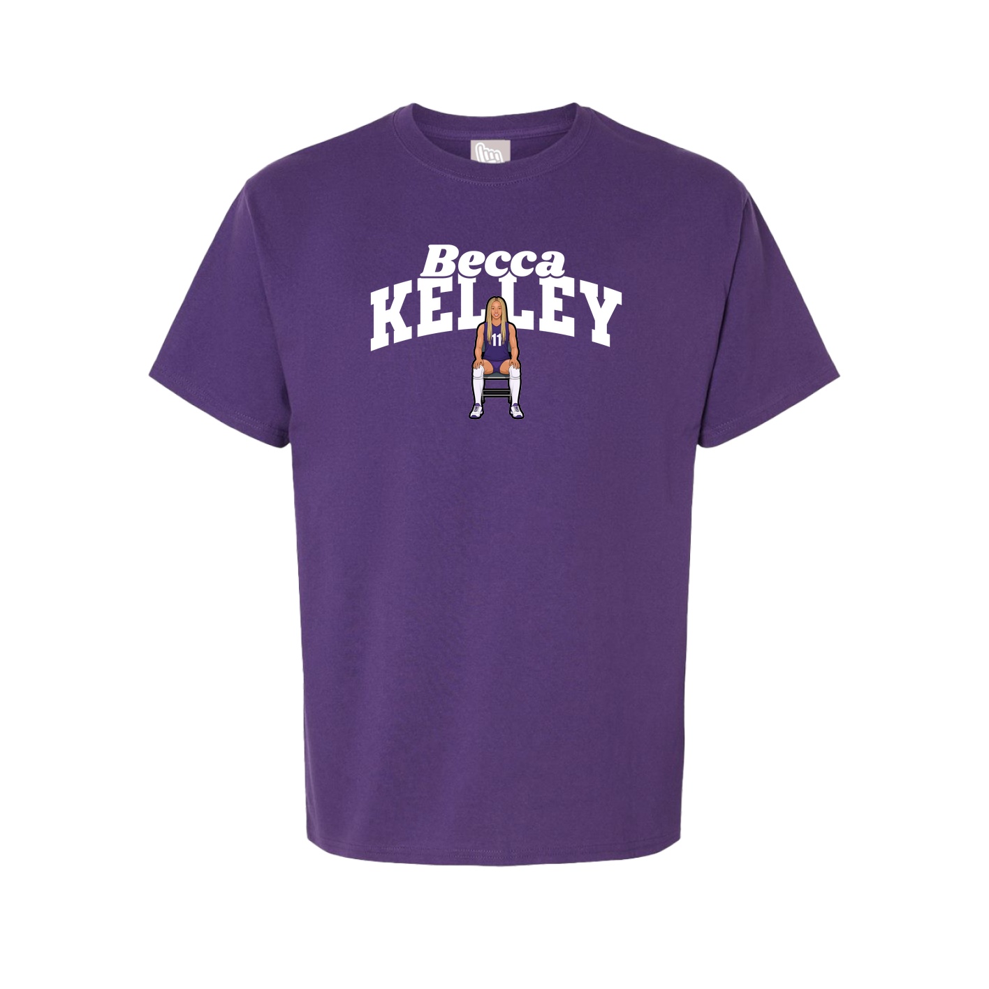 Tee — Signature Arch in Purple