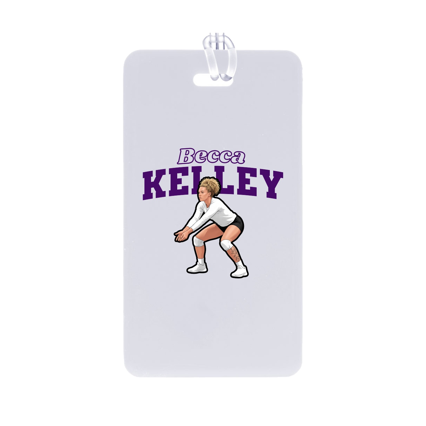 Bag Tag — Name Arch in Classic