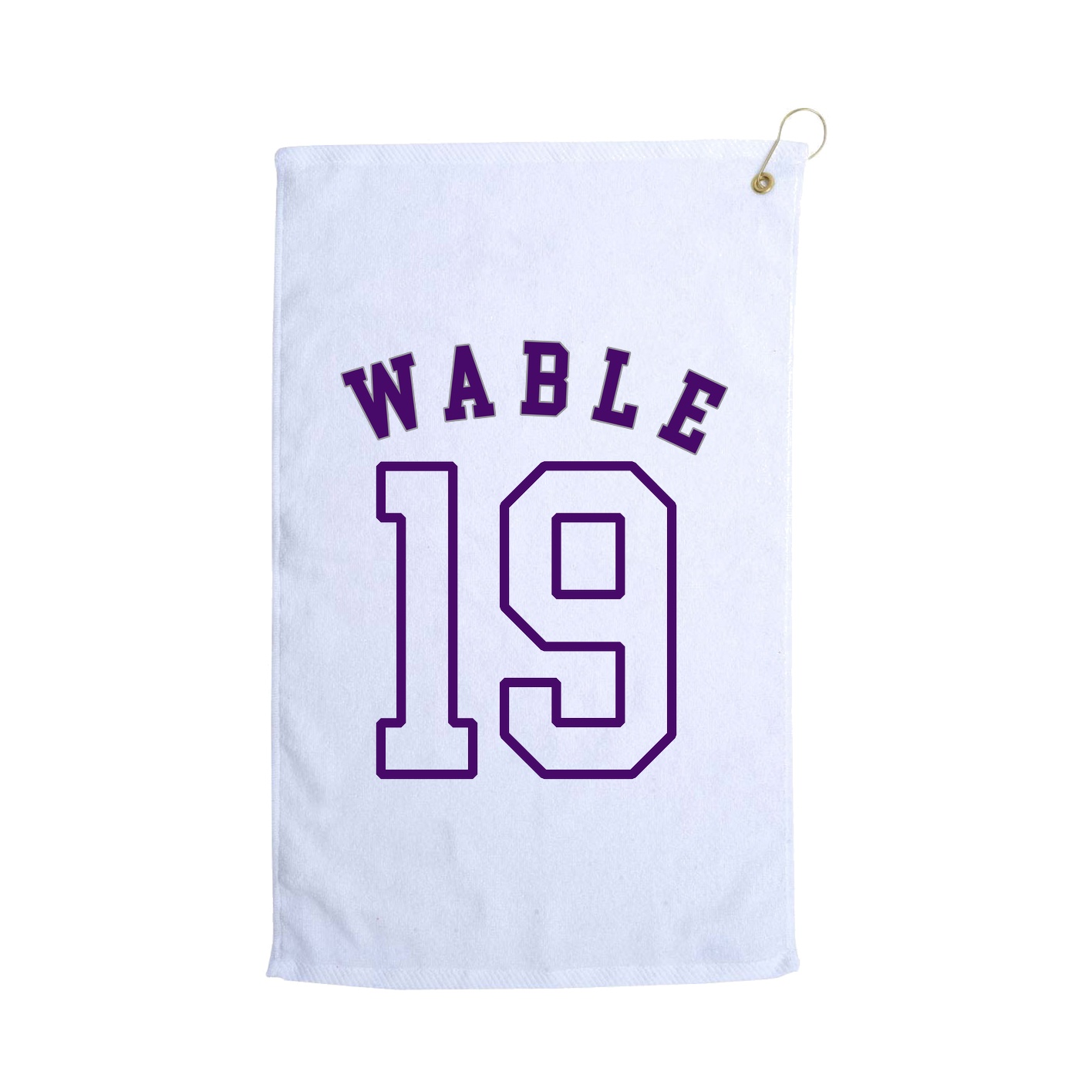 Golf Towel — Shirsey Arch in White