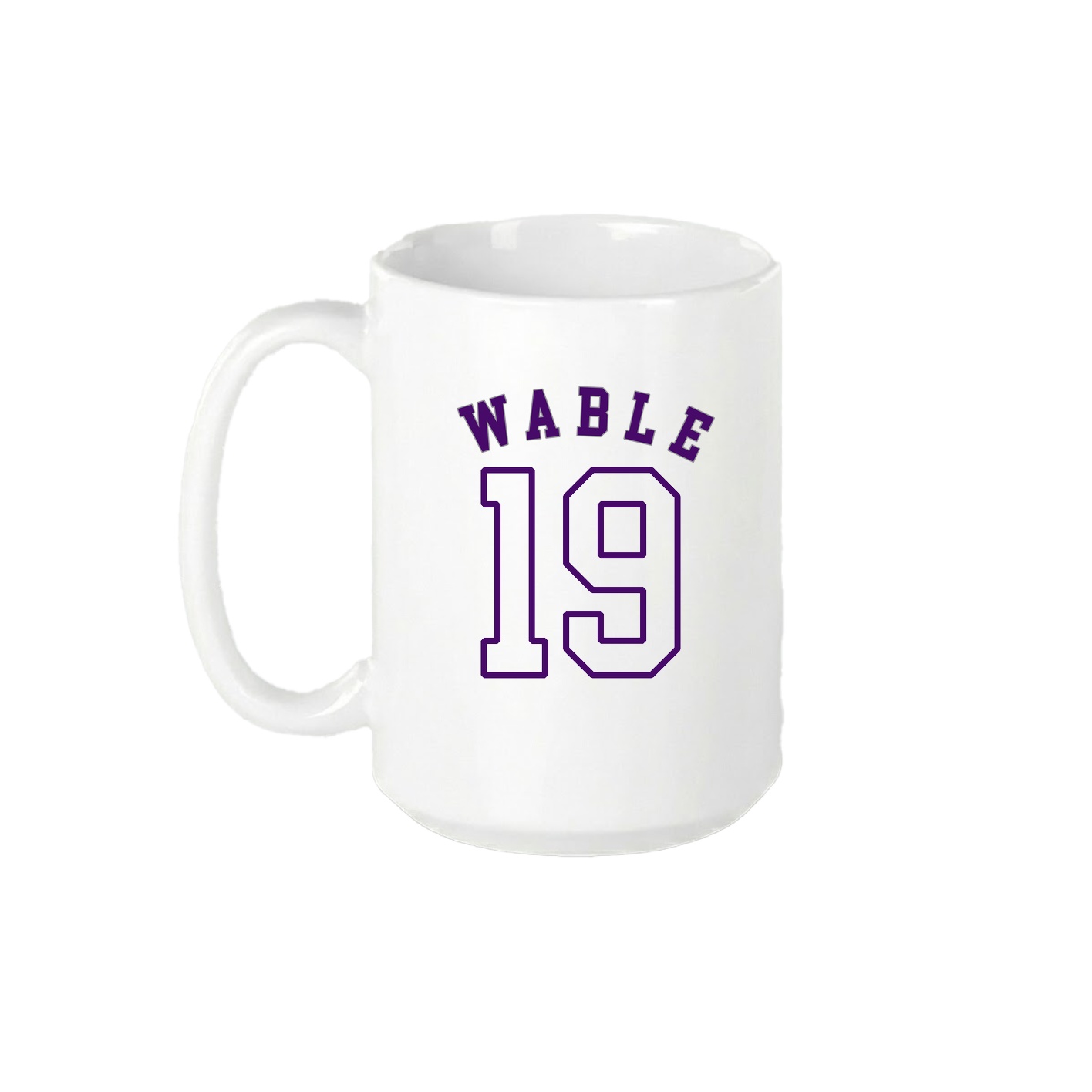 15oz Coffee Mug — Shirsey Arch in White