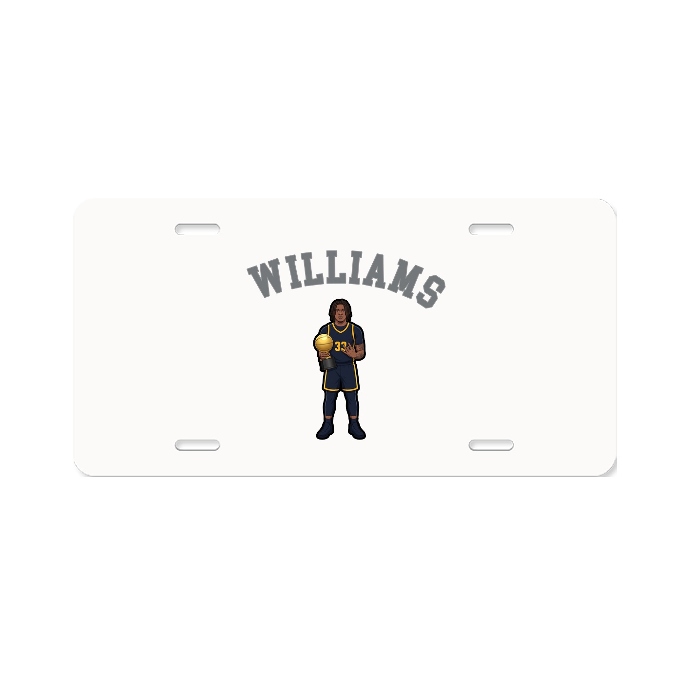 License Plate — Shirsey Arch in Classic