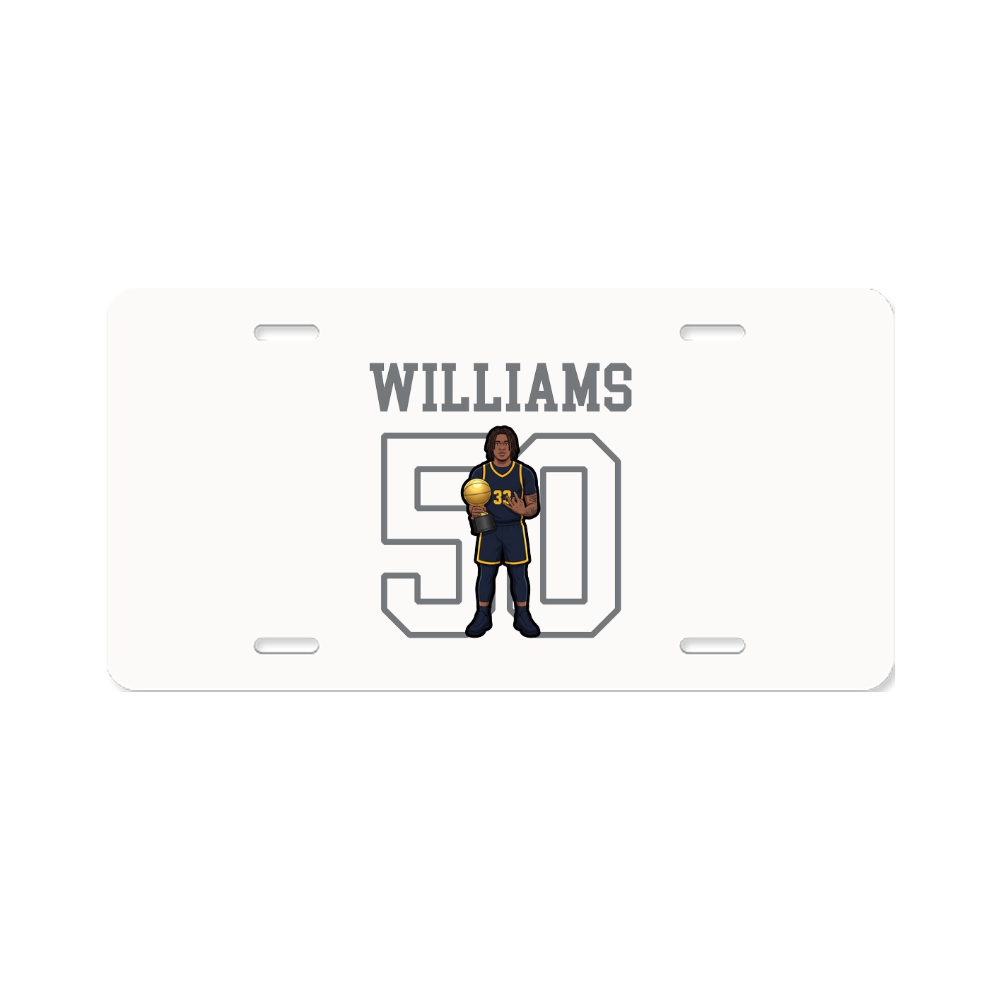 License Plate — Shirsey in Classic