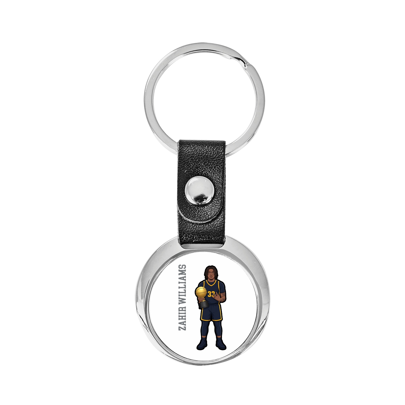 Key Chain — Name Vertical in Classic