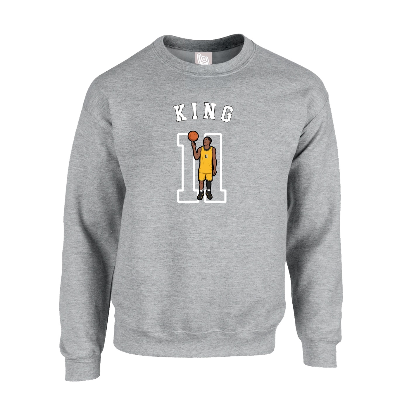 Fleece Crew — Shirsey Arch in Grey