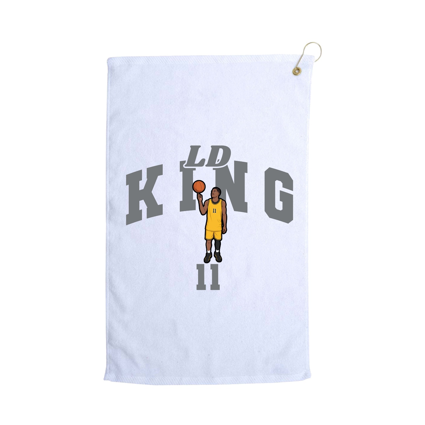 Golf Towel — Signature Arch in White