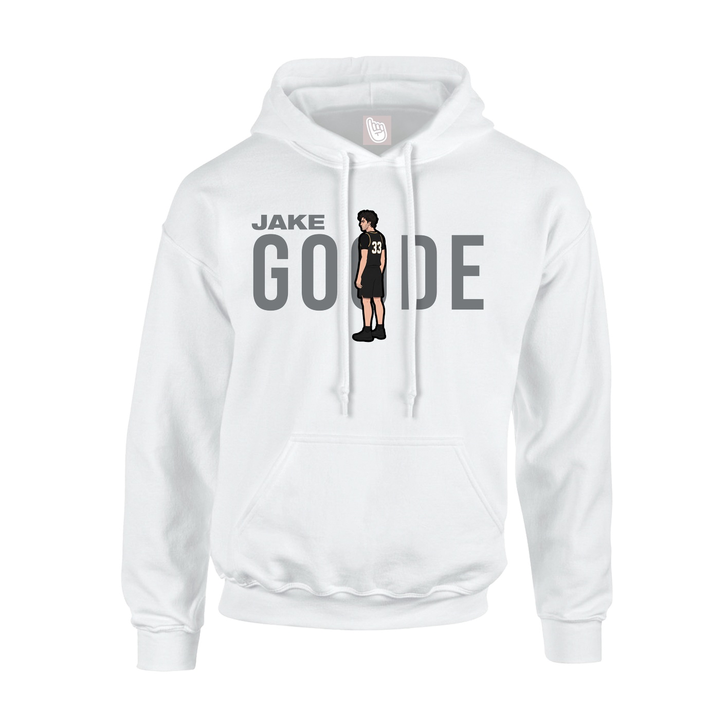 Hoodie — Player Name in White
