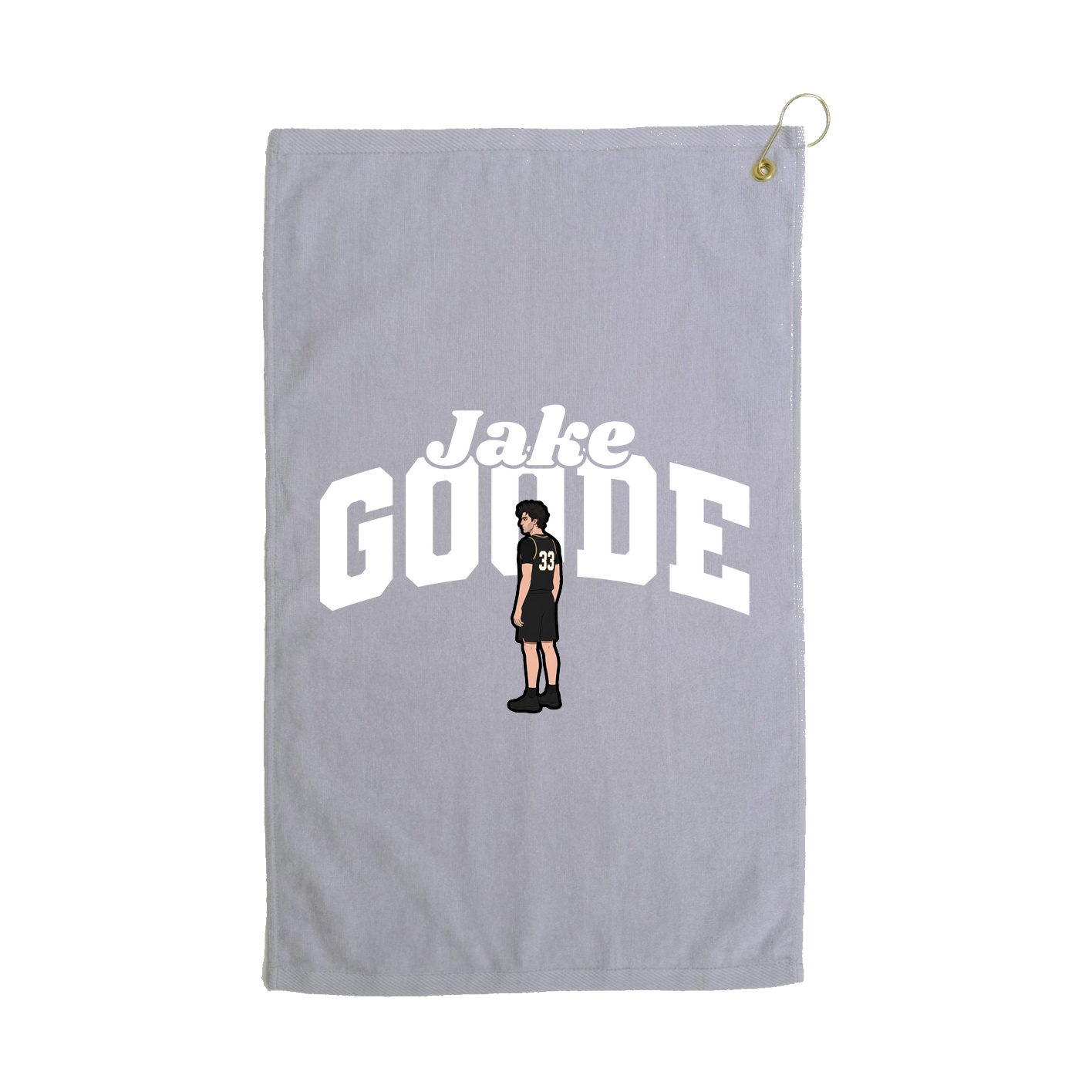 Golf Towel — Signature Arch in Grey