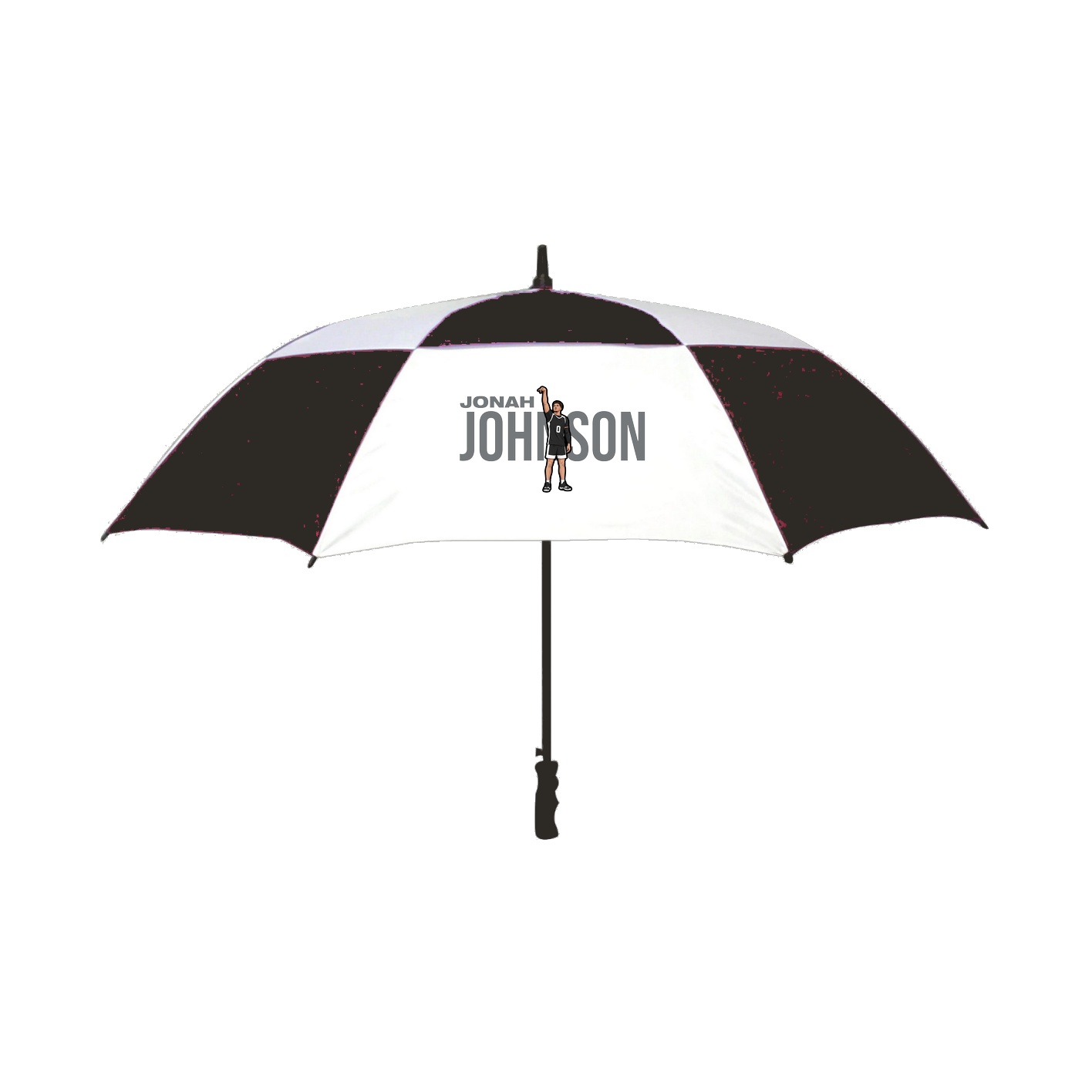 Golf Umbrella — Player Name in Black
