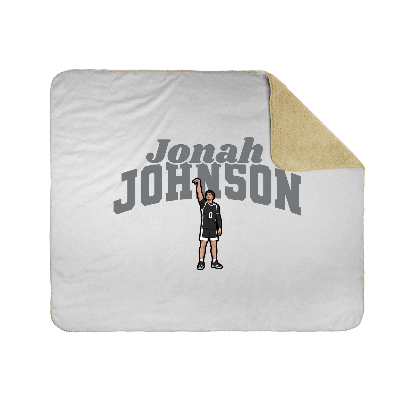 Throw Blanket — Signature Arch in White