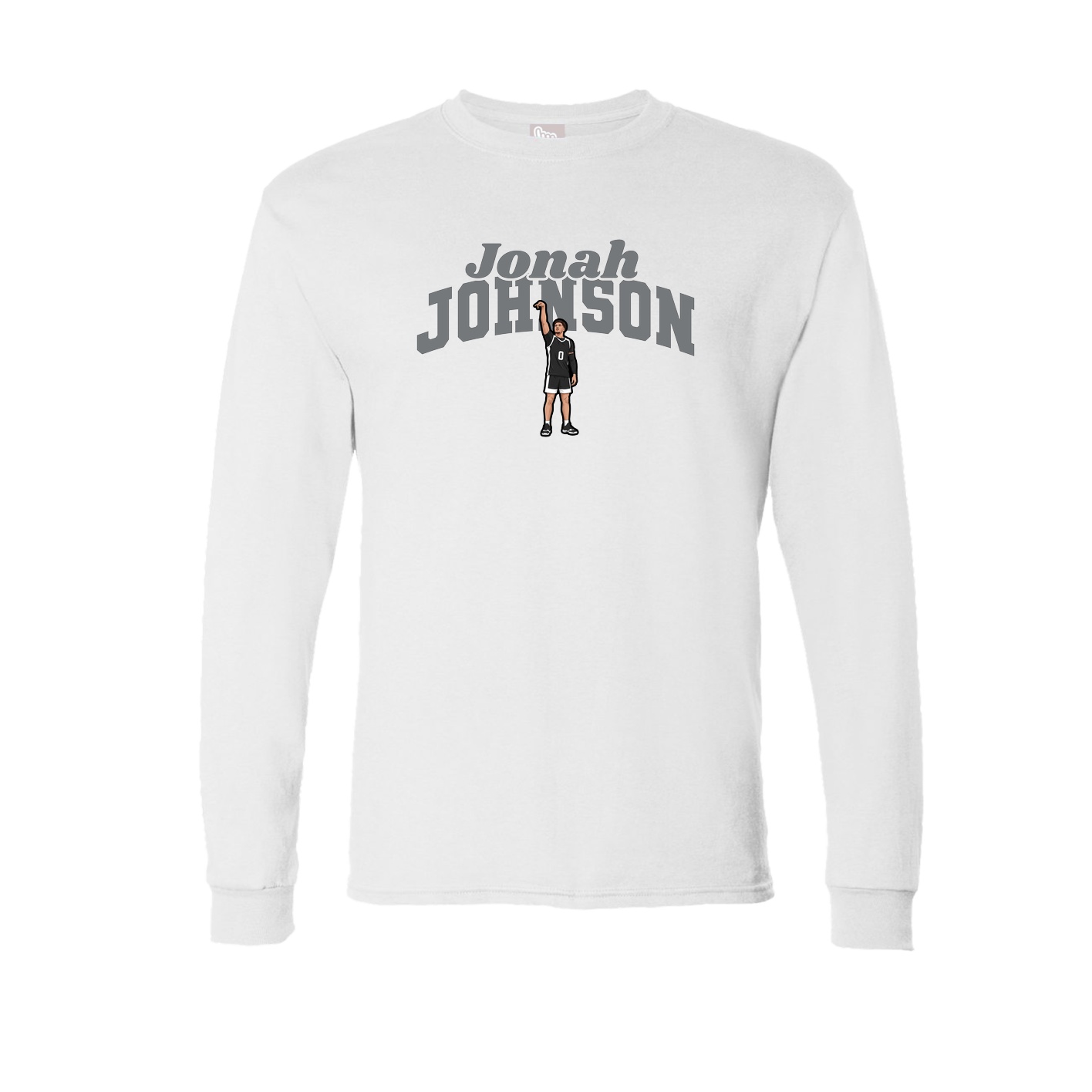 Long Sleeve Tee — Signature Arch in White