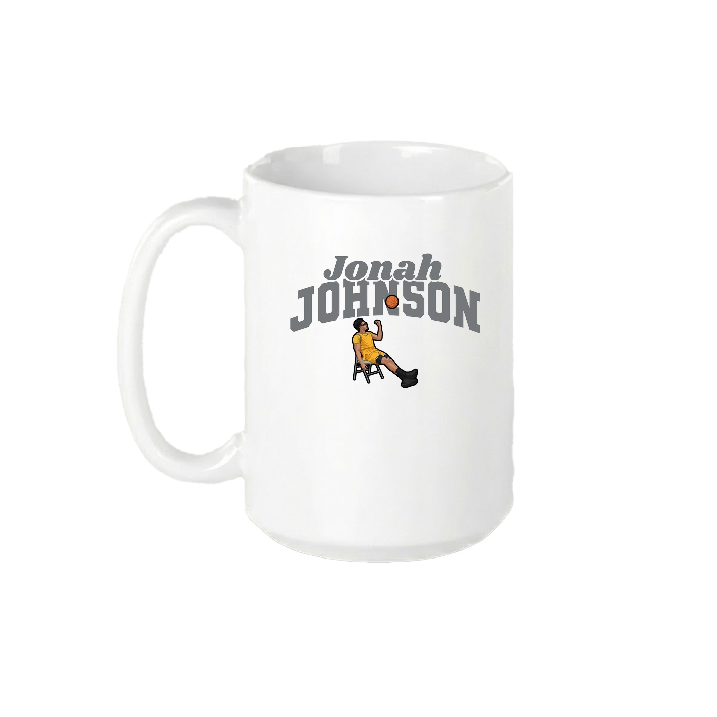 15oz Coffee Mug — Signature Arch in White