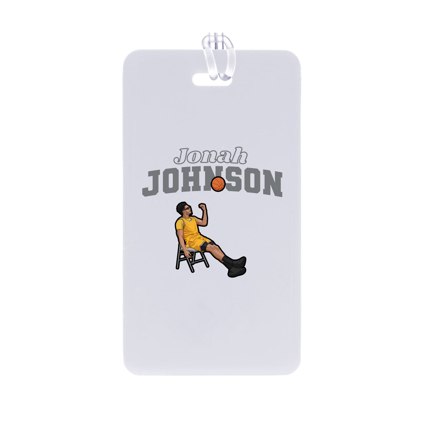 Bag Tag — Name Arch in Classic