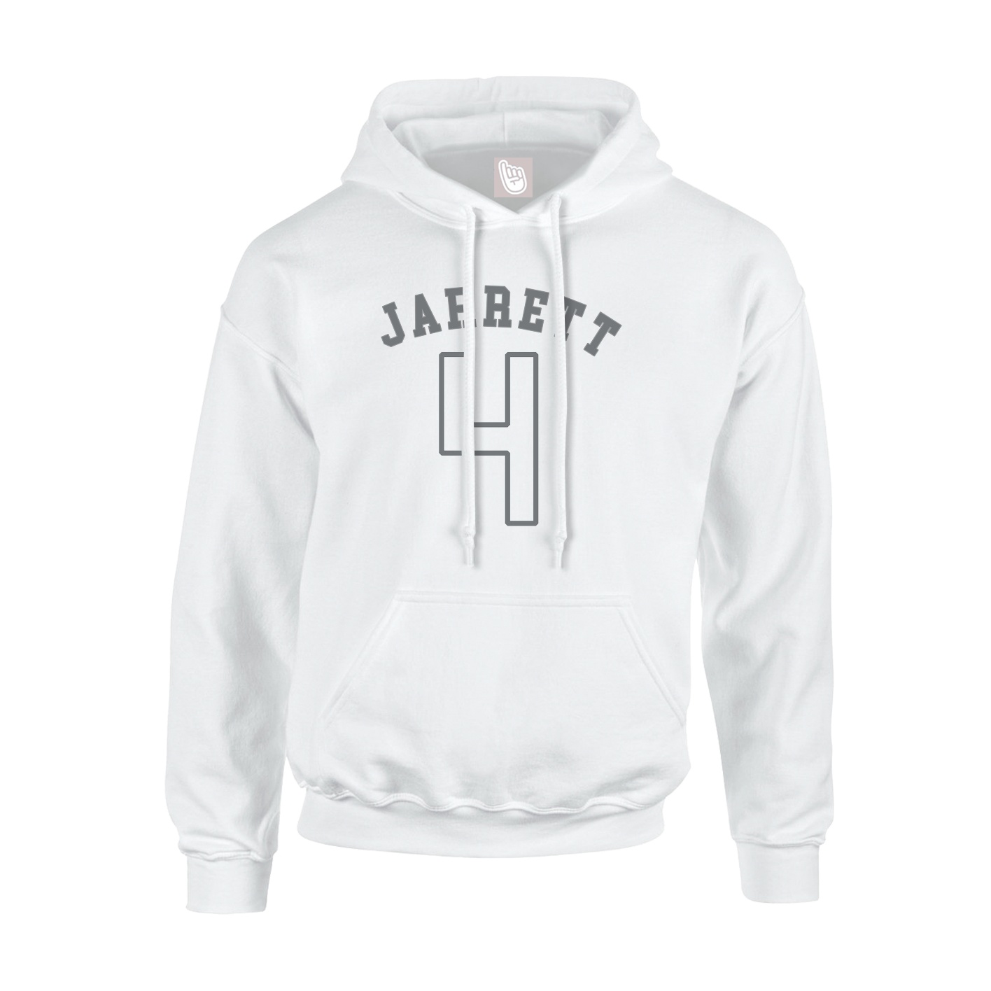 Hoodie — Shirsey Arch in White