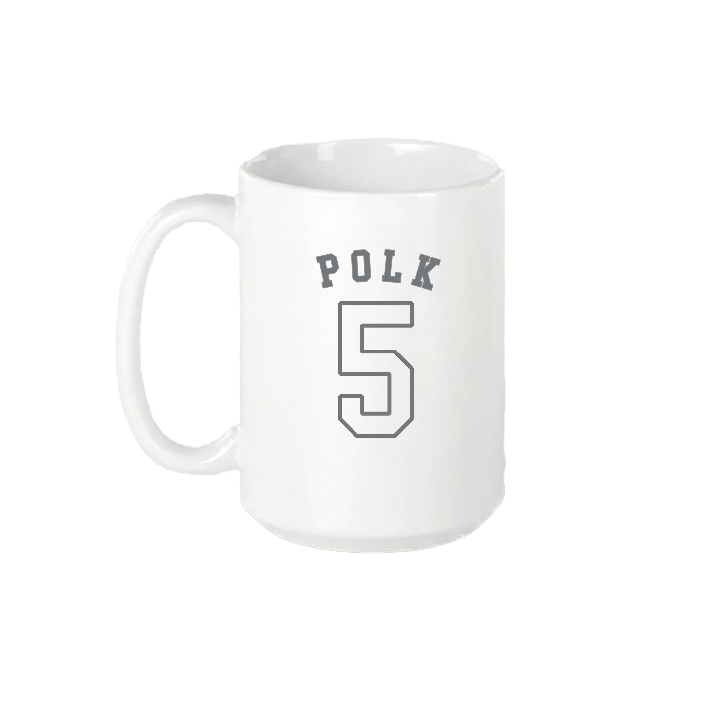 15oz Coffee Mug — Shirsey Arch in White