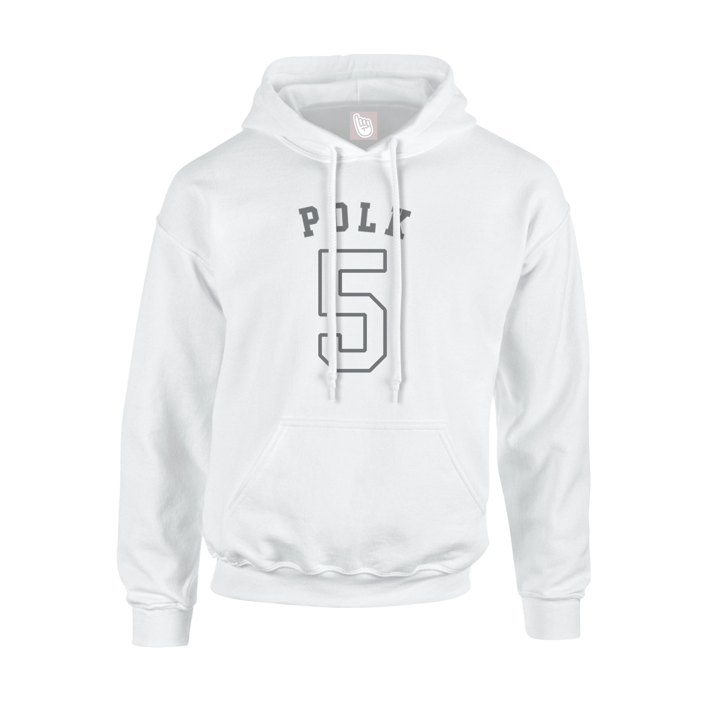 Hoodie — Shirsey Arch in White