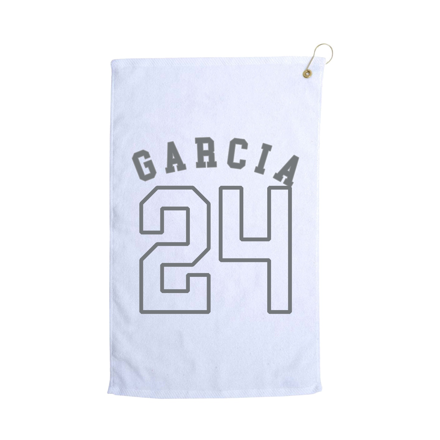 Golf Towel — Shirsey Arch in White