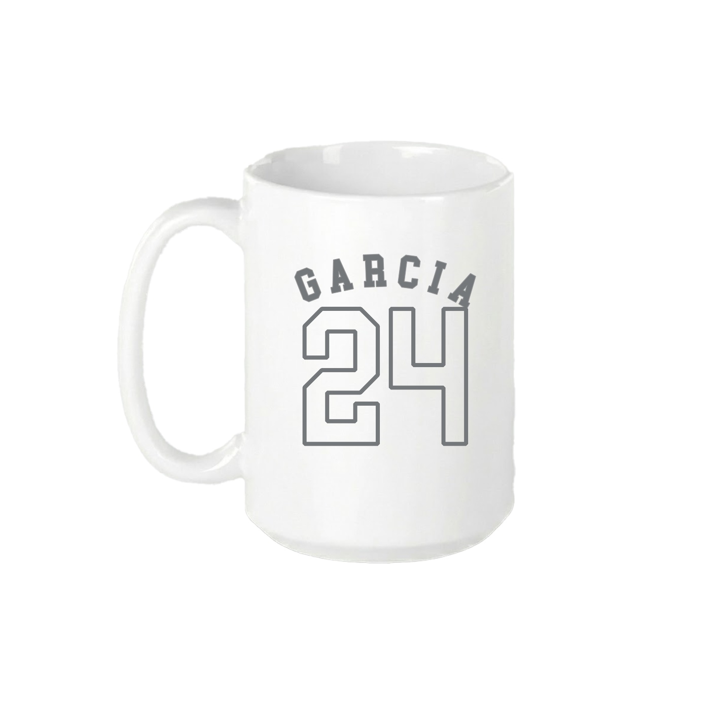 15oz Coffee Mug — Shirsey Arch in White